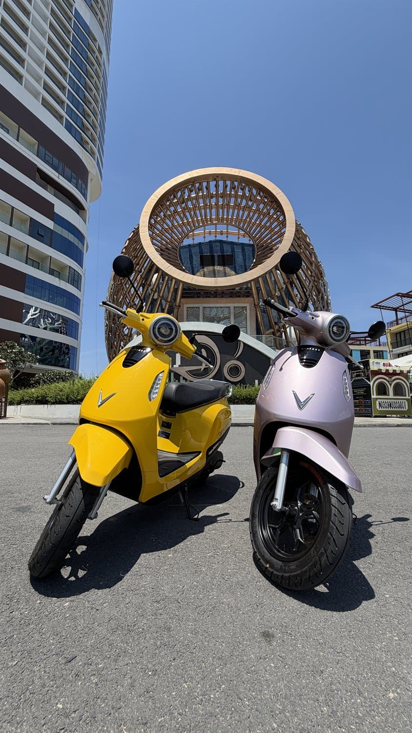 Электробайки VinFast от BlaBlaBike у ЖК «Наполеон» в Нячанге