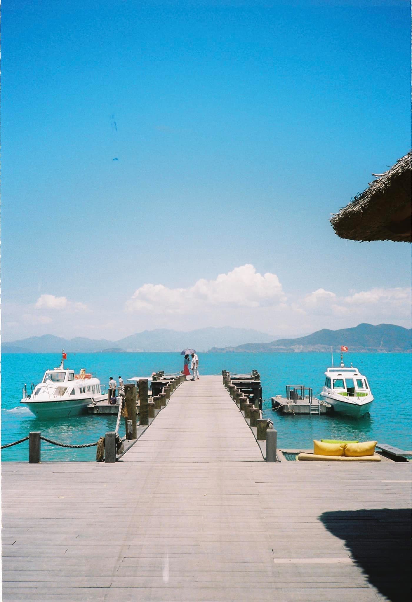 Лодки в море у Нячанга